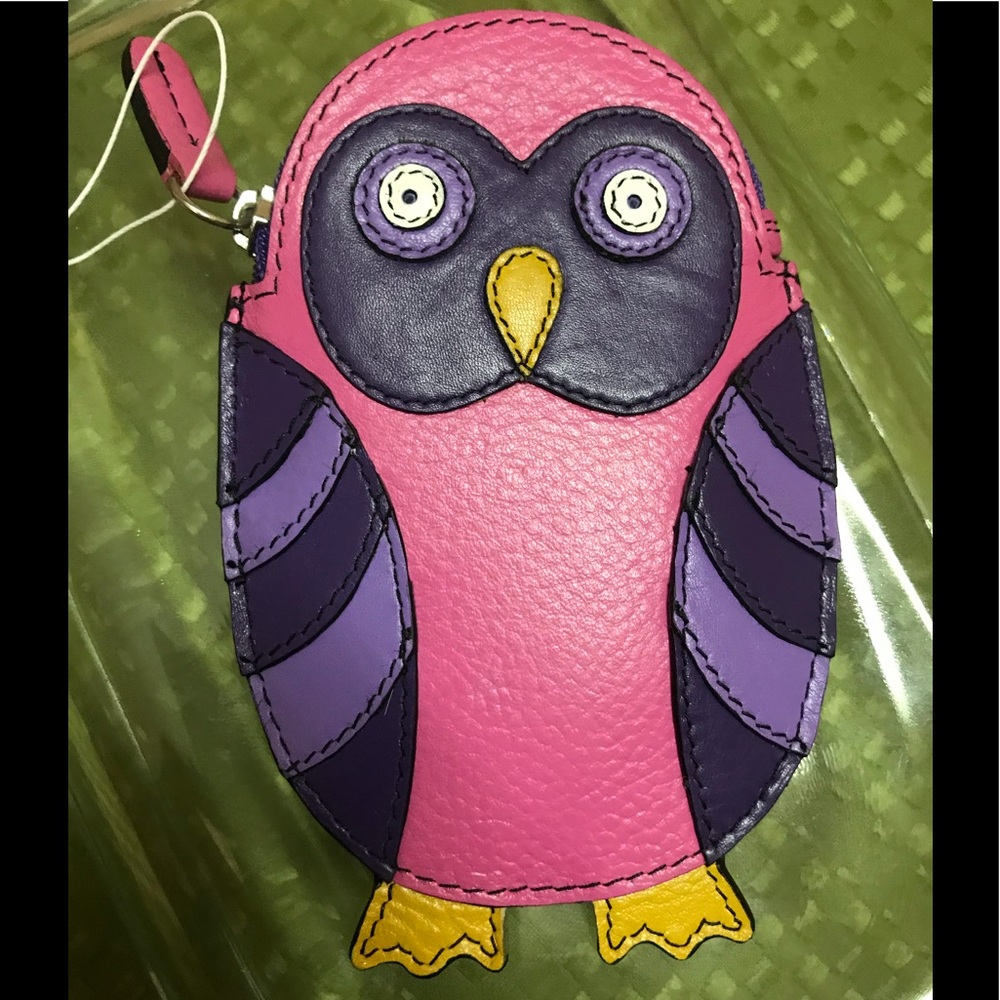 New Real leather Owl coin purse